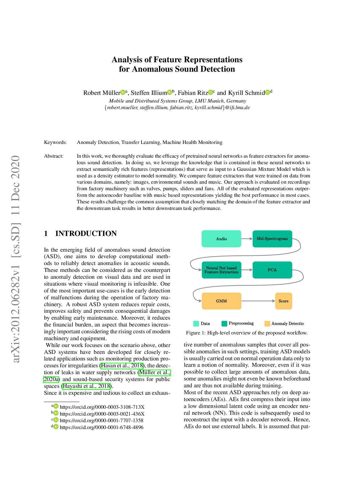 Preview for Analysis of feature representations for anomalous sound detection